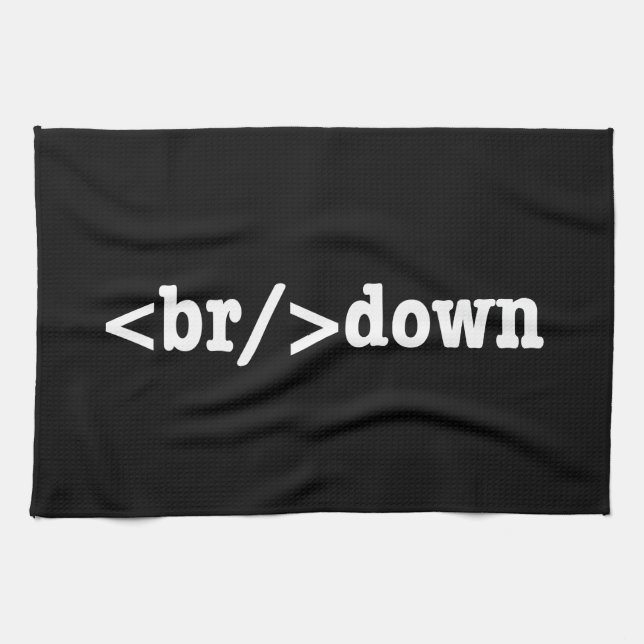 breakdown HTML Code Kitchen Towel (Horizontal)