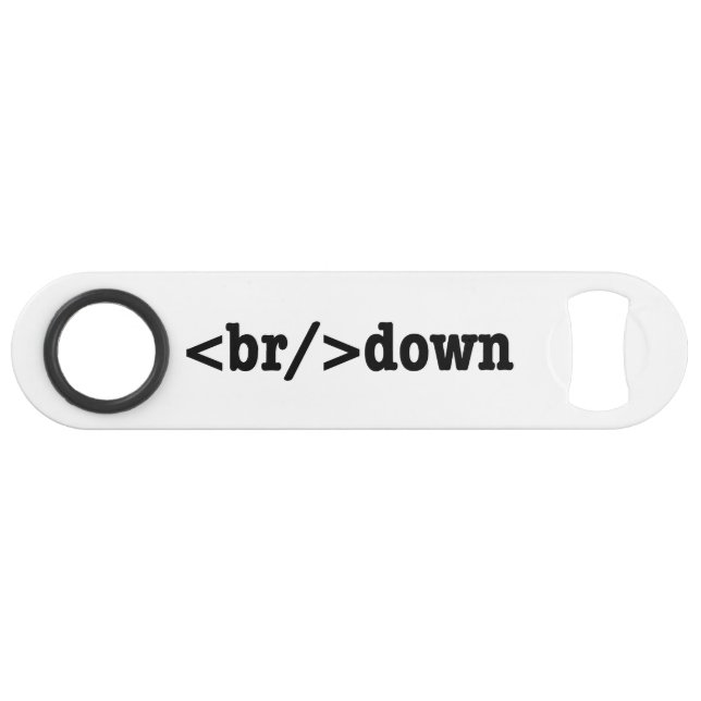breakdown HTML Code Speed Bottle Opener (Front (Horizontal))