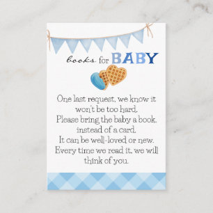 Breakfast and baby Shower Enclosure Card