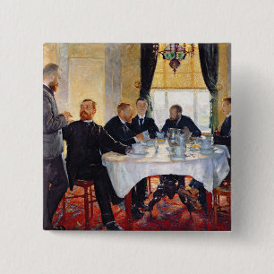 Breakfast at Blankenberghe 2 Inch Square Button
