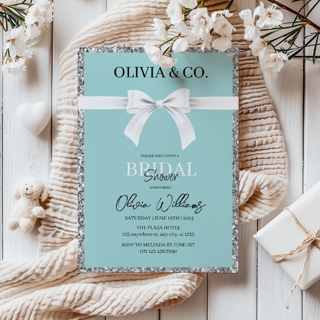 Breakfast at Tiffany's Bridal shower invitation (Creator Uploaded)
