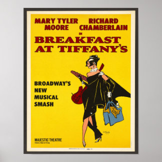 Breakfast At Tiffany's Print Poster
