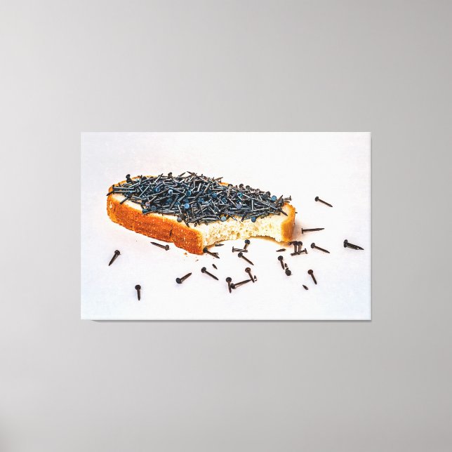 Breakfast at yoga school canvas print (Front)