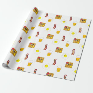 Breakfast Banner Wrapping Paper