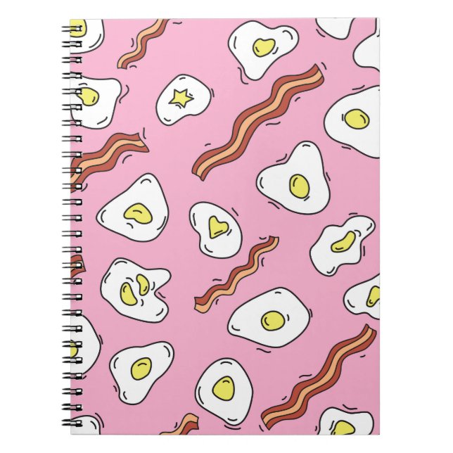 Breakfast Bonanza: Cartoon Delights Notebook (Front)