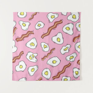 Breakfast Bonanza: Cartoon Delights Tapestry