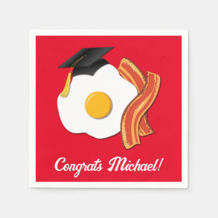 Breakfast Brunch Graduation Party Napkin