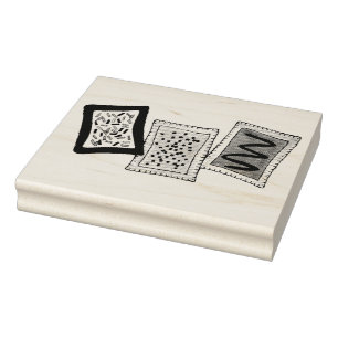 Breakfast Brunch Toaster Pastry Pastries Junk Food Rubber Stamp