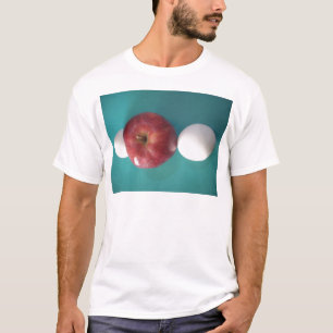 Breakfast Buddies: Two Eggs $an Apple Still Life T-Shirt