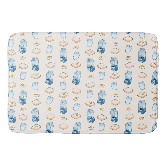 Breakfast foods (alien) bath mat (Front)