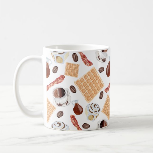 Breakfast Foods Coffee Mug (Left)