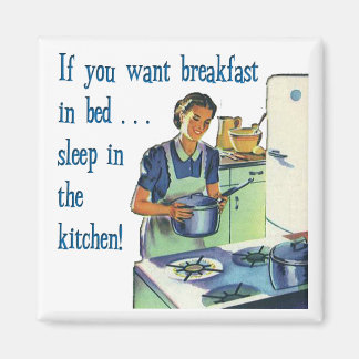 Breakfast in Bed Magnet