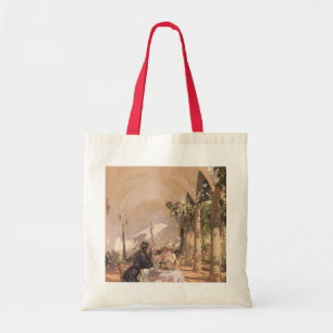 Breakfast in the Loggia by John Singer Sargent Tote Bag