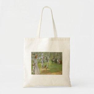 Breakfast in the Open by Carl Larsson Tote Bag