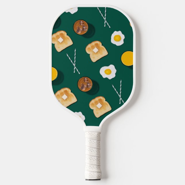 Breakfast Items Pickleball Paddle (Front)