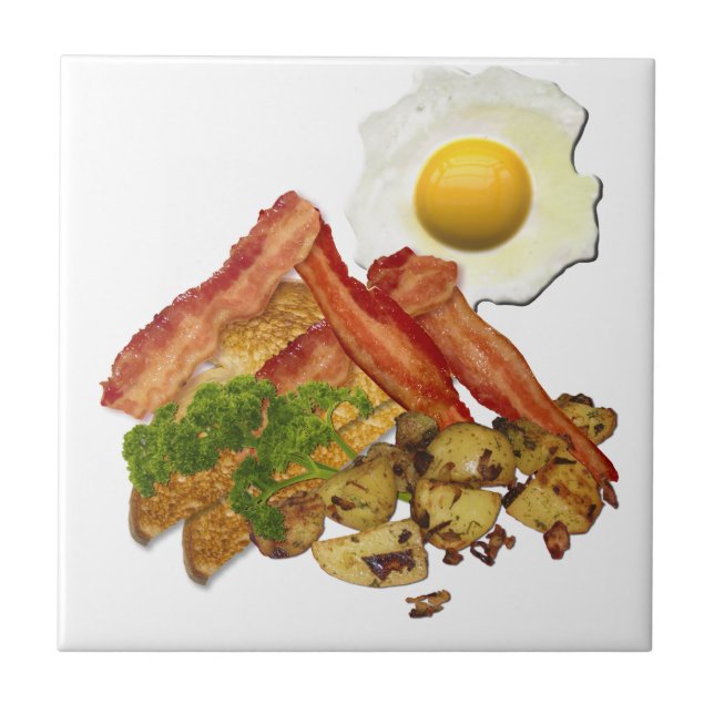 Breakfast Landscape Tile (Front)