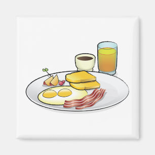 Breakfast Magnet
