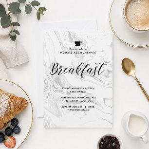 Breakfast Meeting Business Invitation