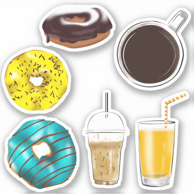 Breakfast must have volume 1 sticker set (Front)
