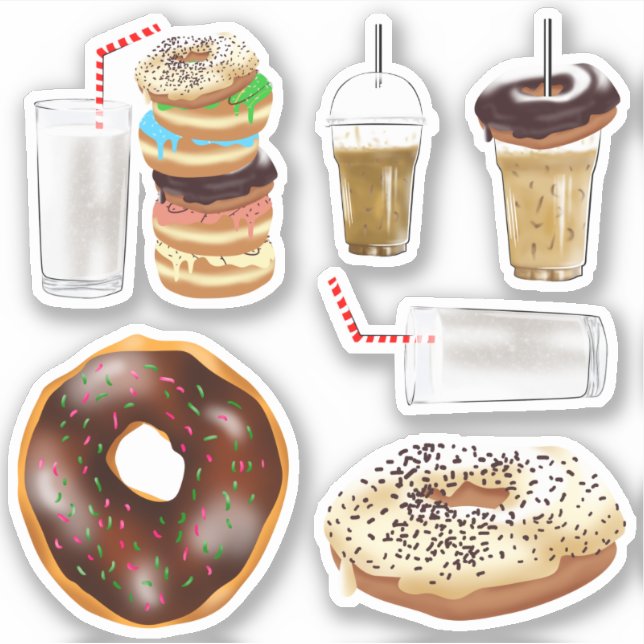 Breakfast must have volume 2 sticker set (Front)