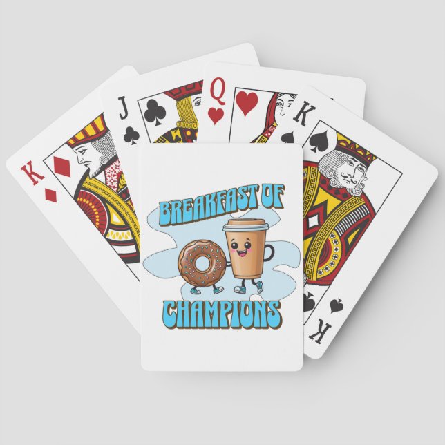 Breakfast of Champions Playing Cards (Back)