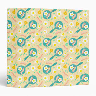 Breakfast Pattern Binder