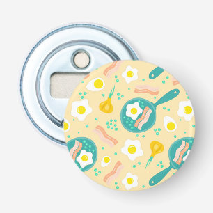Breakfast Pattern Bottle Opener