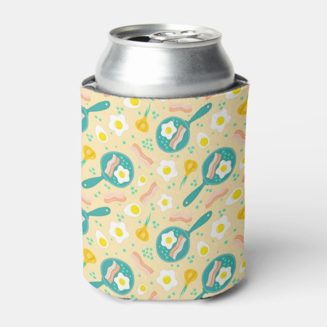 Breakfast Pattern Can Cooler (Can Front)