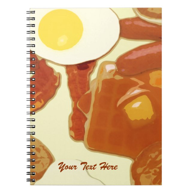 Breakfast Personalized Notebook (Front)