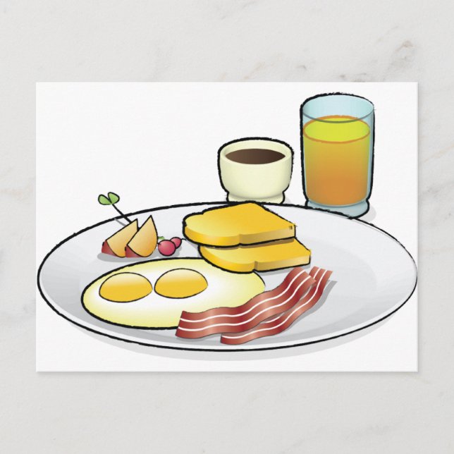 Breakfast Postcard (Front)