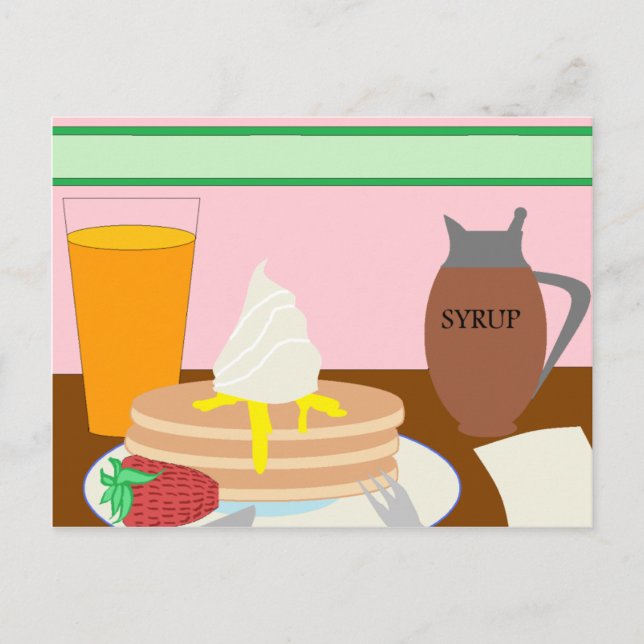 Breakfast Postcard (Front)
