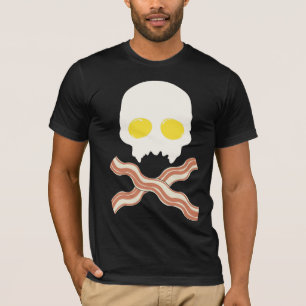 Breakfast Skull T-Shirt