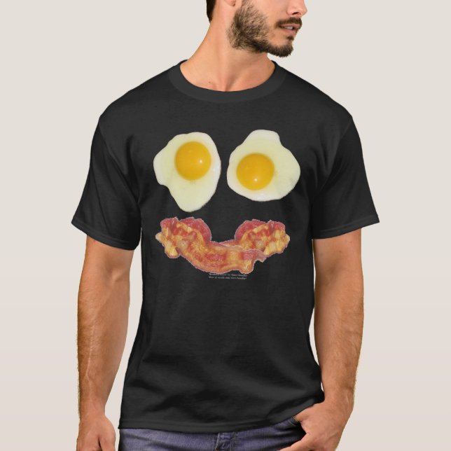 "Breakfast Smile" by Clara Chandler T-Shirt (Front)