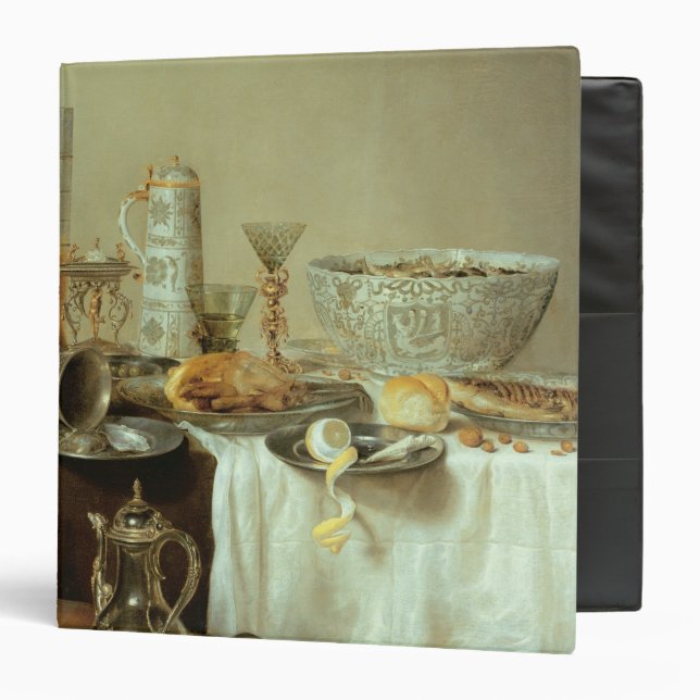 Breakfast Still Life, 1638 Binder (Front/Inside)