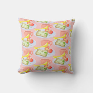 Breakfast Throw Pillow