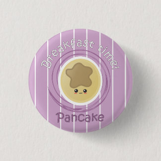Breakfast Time - Pancake 1 Inch Round Button