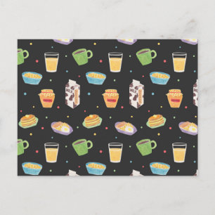 Breakfast Time Postcard