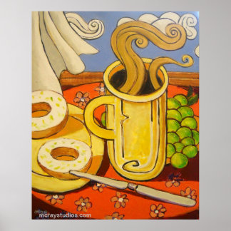 "Breakfast Time" Poster