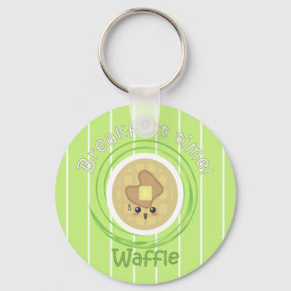 Breakfast Time - Waffle Keychain