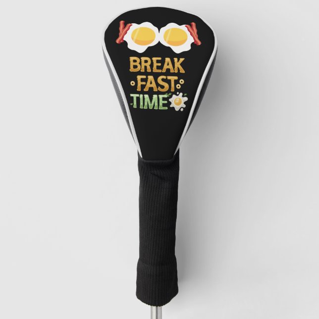 Breakfast Time with Egg and bacon  Golf Head Cover (Front)