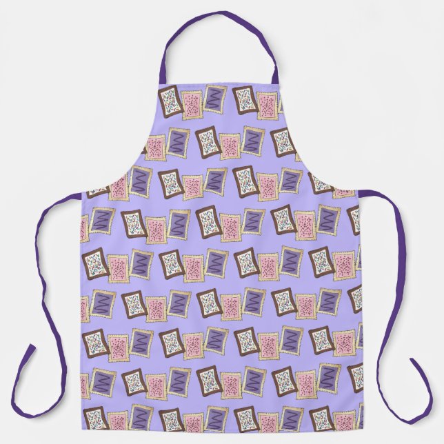 Breakfast Toaster Pastries Pastry Junk Food Bakery Apron (Front)
