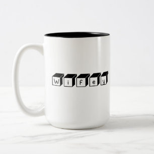 Breakfast Wine Funny Cute Trendy Quote gift Two-Tone Coffee Mug