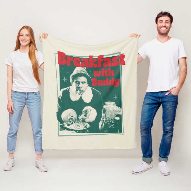 Breakfast With Buddy Fleece Blanket (In Situ)