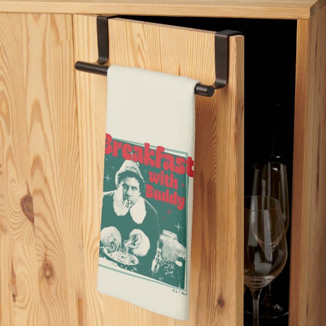 Breakfast With Buddy Kitchen Towel (Thirds Fold)