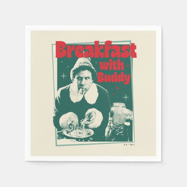 Breakfast With Buddy Napkin (Front)