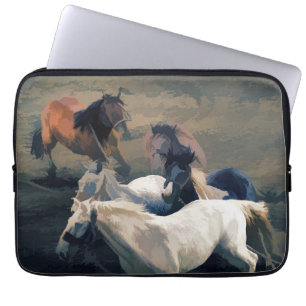 Breaking Away   -  Wild Horses Laptop Sleeve
