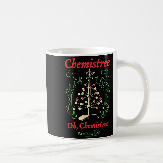 Breaking Bad Oh Chemistree Funny Christmas Science Coffee Mug (Right)