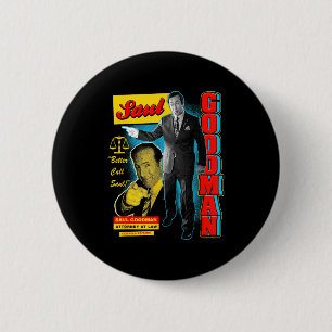 Breaking Bad Saul Goodman Colorful Ad Collage Tv S 2 Inch Round Button