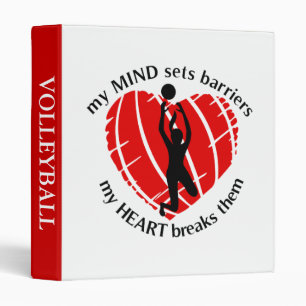 Breaking Barriers Girls Volleyball Binder