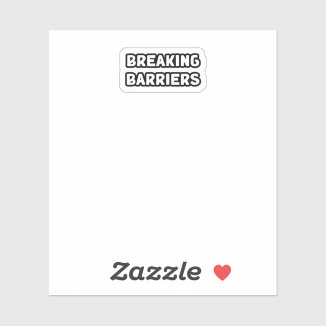 Breaking Barriers Overcoming Obstacles Breakthroug (Sheet)